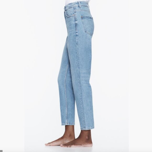 Zara Mom Jeans High Waisted Blue | Size 2 - Picture 2 of 11